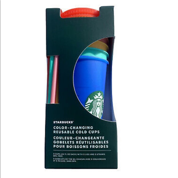 Color Changing Starbucks Reusable Travel Cups - Picture 1 of 2